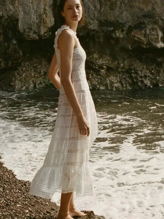 Doen Angeletta Dress in Salt - Picture 3 of 9